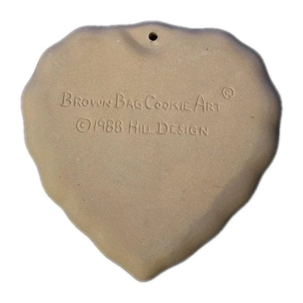 Vintage 1988 Heart Cookie Press Cutter by Brown‎ Bag Cookie Art Hill Design